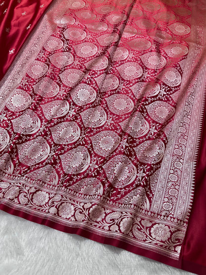 Royal Bridal Red Banarasi Silk Saree